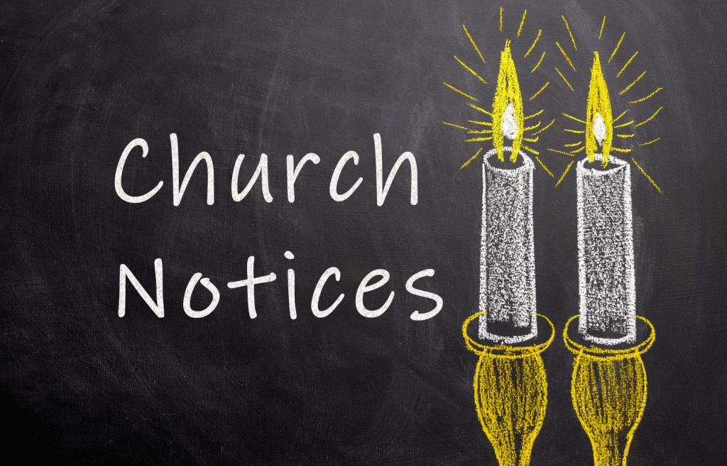 Church Notices Parish of St Anthony, Bintulu